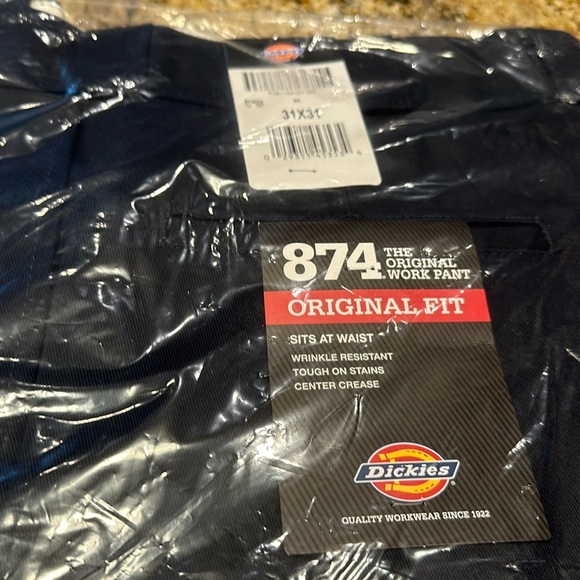NWT- Dickies Men’s Original 874 Work Pant 31Wx31L - Picture 5 of 9